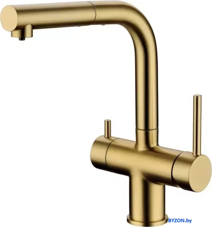 Смеситель Grocenberg GB4097 (золото матовый) Смеситель Grocenberg GB4097 (золото матовый)