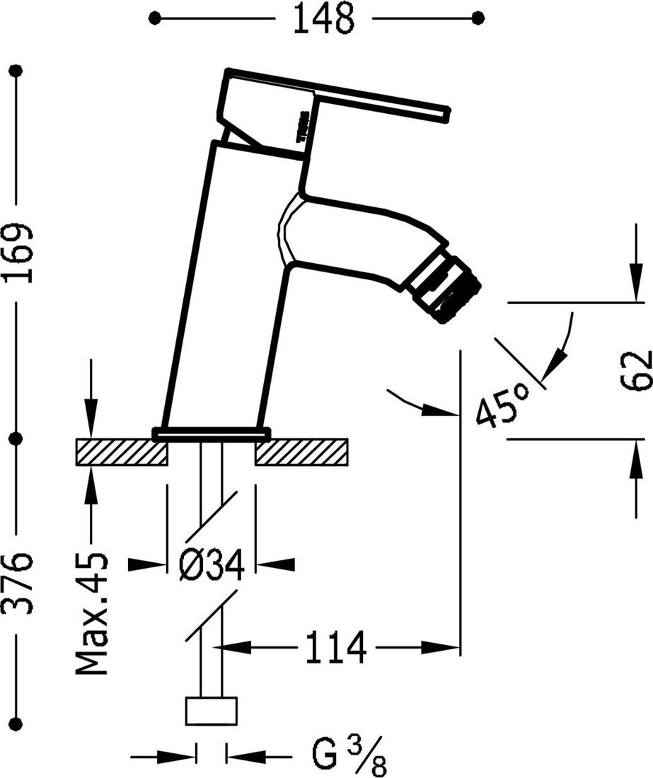 Смеситель Tres Lex 181920 Смеситель Tres Lex 181920