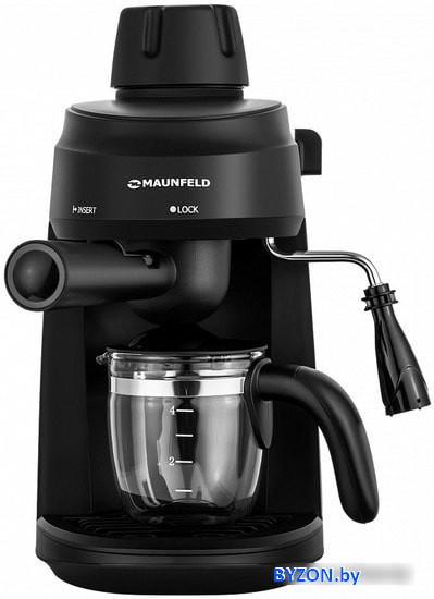 Рожковая кофеварка MAUNFELD MF-733BK Рожковая кофеварка MAUNFELD MF-733BK