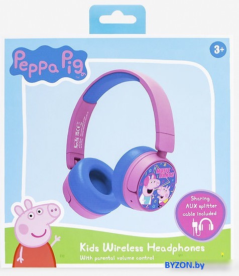 Наушники OTL Technologies Peppa Pig Kids Wireless PP0982 Наушники OTL Technologies Peppa Pig Kids Wireless PP0982