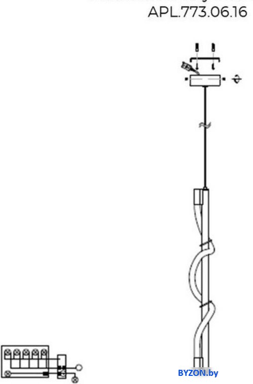 Подвесная люстра Aployt APL.773.06.16 Подвесная люстра Aployt APL.773.06.16