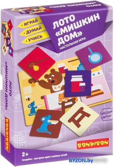 Развивающая игра Bondibon Мишкин дом ВВ3900 Развивающая игра Bondibon Мишкин дом ВВ3900