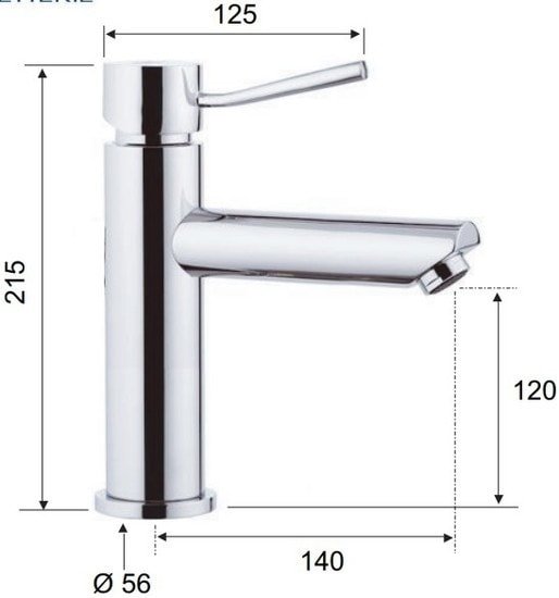 Смеситель Remer Minimal N 11 A Смеситель Remer Minimal N 11 A