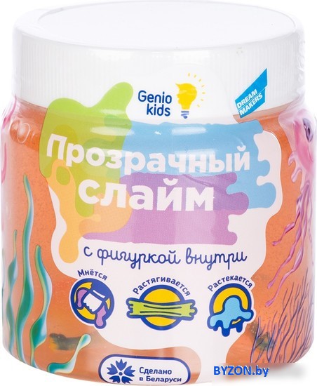 Слайм Genio Kids Мялка-жмялка. Прозрачный слайм LIZ34 (в ассортименте) Слайм Genio Kids Мялка-жмялка. Прозрачный слайм LIZ34 (в ассортименте)