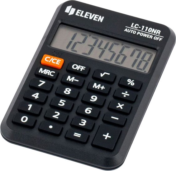 Калькулятор Eleven LC-110NR (черный) Калькулятор Eleven LC-110NR (черный)