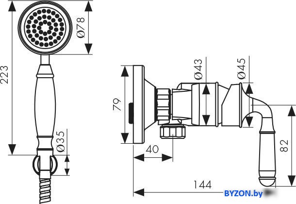 Смеситель Kaiser Vincent 31577-1 (бронза) Смеситель Kaiser Vincent 31577-1 (бронза)