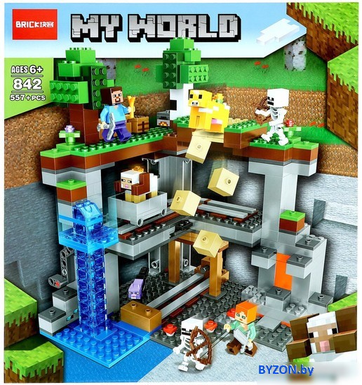Конструктор Brick Мой Мир. Подземная крепость 9771549 Конструктор Brick Мой Мир. Подземная крепость 9771549