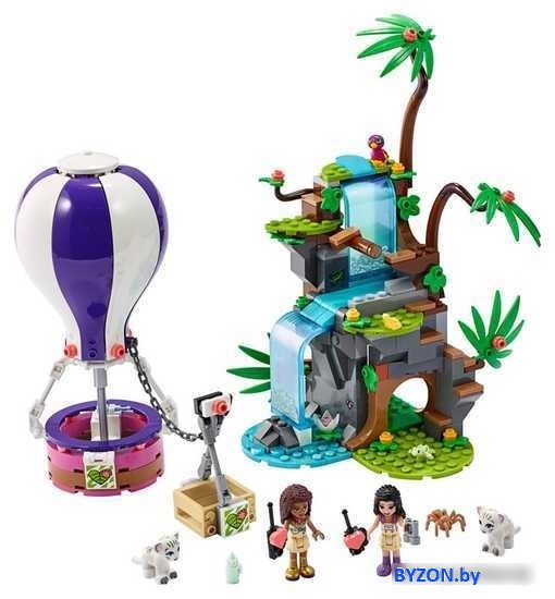 Конструктор LEGO Friends 41423 Джунгли: спасение тигра на воздушном шаре Конструктор LEGO Friends 41423 Джунгли: спасение тигра на воздушном шаре