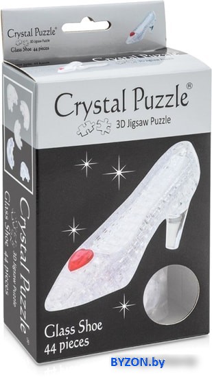 3Д-пазл Crystal Puzzle Туфелька 90116 3Д-пазл Crystal Puzzle Туфелька 90116