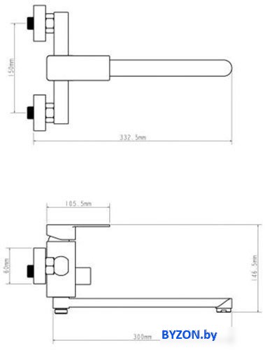 Смеситель Econoce EC0217BL Смеситель Econoce EC0217BL