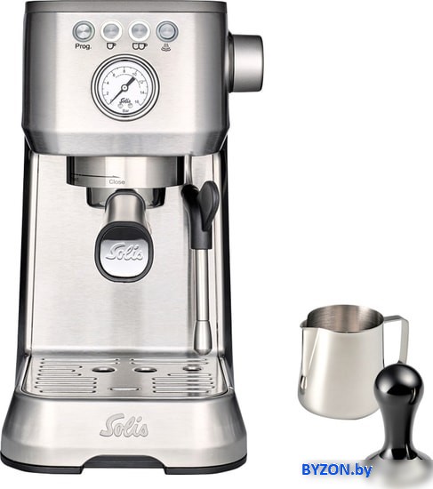 Рожковая помповая кофеварка Solis Barista Perfetta Plus (серебристый) Рожковая помповая кофеварка Solis Barista Perfetta Plus (серебристый)