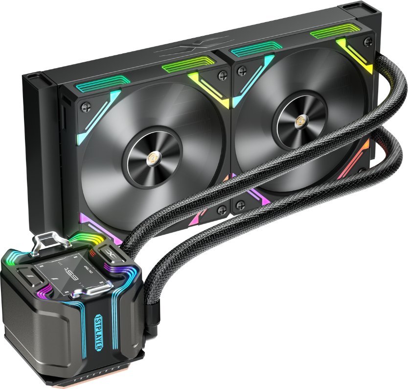 Система жидкостного охлаждения для процессора 1stPlayer X-240 (черный) Система жидкостного охлаждения для процессора 1stPlayer X-240 (черный)