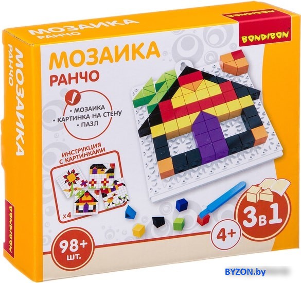 Мозаика/пазл Bondibon Мозаика Ранчо ВВ3024 Мозаика/пазл Bondibon Мозаика Ранчо ВВ3024