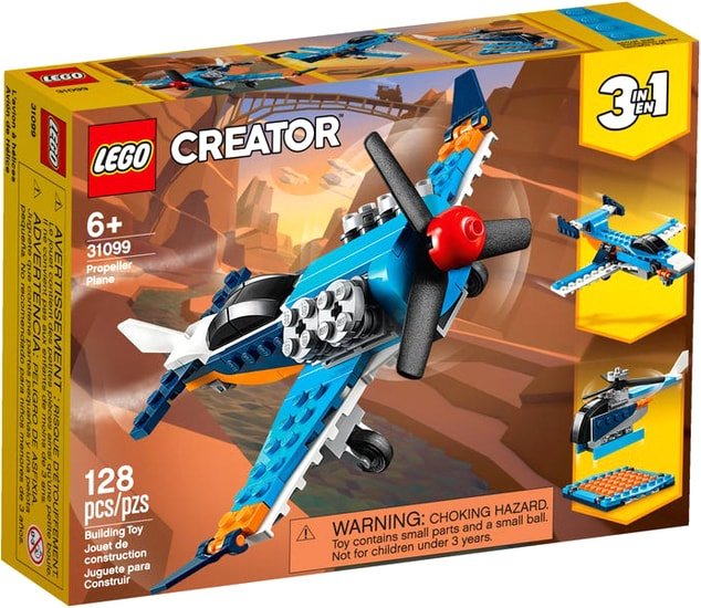 Конструктор LEGO Creator 31099 Винтовой самолёт Конструктор LEGO Creator 31099 Винтовой самолёт