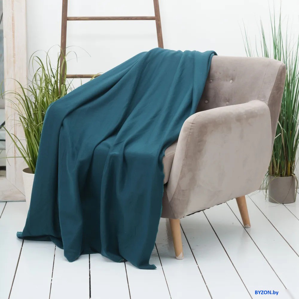 Плед Casa Conforte London Basic 130x170 6154720 (зеленый) Плед Casa Conforte London Basic 130x170 6154720 (зеленый)