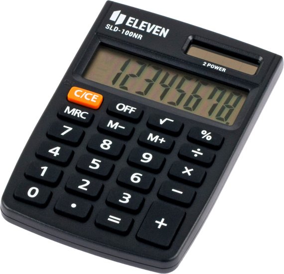 Калькулятор Eleven SLD-100NR (черный) Калькулятор Eleven SLD-100NR (черный)