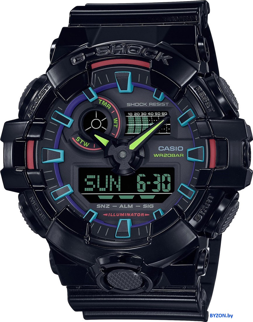 Наручные часы Casio GA-700RGB-1A Наручные часы Casio GA-700RGB-1A