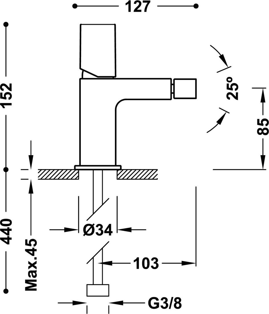 Смеситель Tres Project-tres 21112002 Смеситель Tres Project-tres 21112002