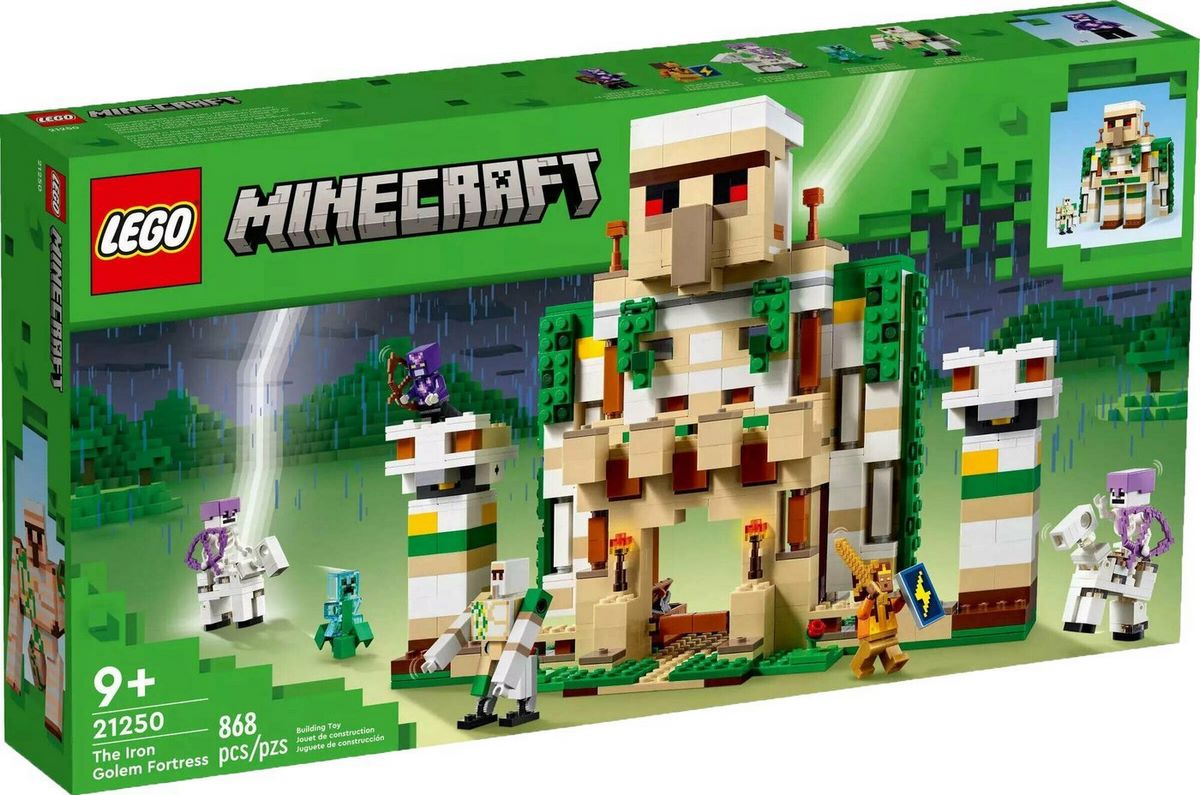 Конструктор LEGO Minecraft 21250 Крепость железного голема Конструктор LEGO Minecraft 21250 Крепость железного голема