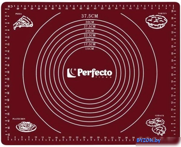 Силиконовый коврик Perfecto Linea Burgundy 23-504014 Силиконовый коврик Perfecto Linea Burgundy 23-504014