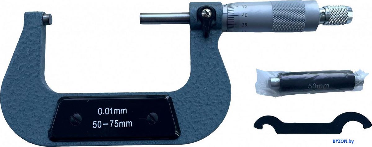 Микрометр Shanghai Instrument МК-75 (50-75мм) Микрометр Shanghai Instrument МК-75 (50-75мм)