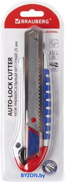 Нож строительный BRAUBERG Professional 237448 Нож строительный BRAUBERG Professional 237448