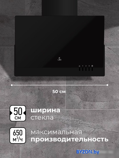 Кухонная вытяжка LEX Mera 500 (черный) Кухонная вытяжка LEX Mera 500 (черный)