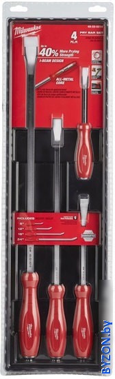 Набор монтировок Milwaukee 48229214 (4 предмета) Набор монтировок Milwaukee 48229214 (4 предмета)
