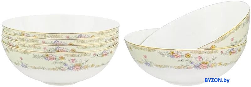 Набор салатников Lenardi Fleur 145-327 (6шт) Набор салатников Lenardi Fleur 145-327 (6шт)