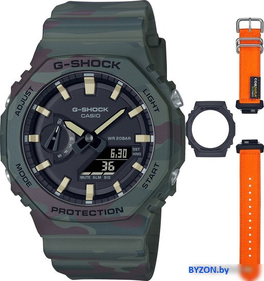 Наручные часы со сменной частью Casio G-Shock GAE-2100WE-3A Наручные часы со сменной частью Casio G-Shock GAE-2100WE-3A