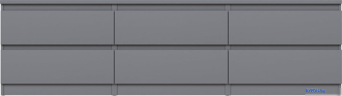 Тумба Mio Tesoro Кастор 6 ящиков 2.03.03.110.4 (серый) Тумба Mio Tesoro Кастор 6 ящиков 2.03.03.110.4 (серый)
