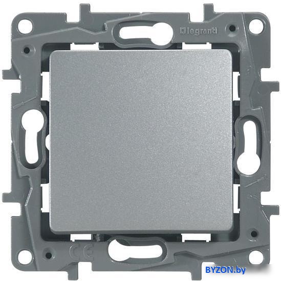 Выключатель Legrand Etika 672409 (алюминий) Выключатель Legrand Etika 672409 (алюминий)