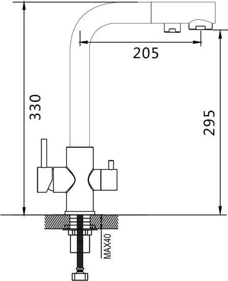 Смеситель Shevanik S328H Смеситель Shevanik S328H