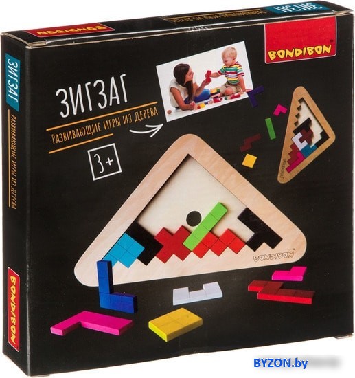 Развивающая игра Bondibon Зигзаг ВВ4182 Развивающая игра Bondibon Зигзаг ВВ4182