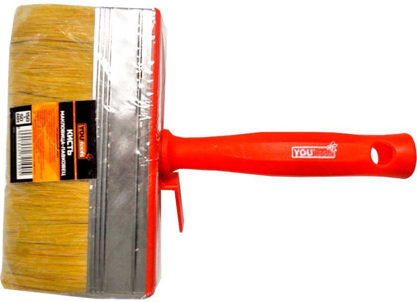 Кисть малярная Yourtools 150x50 Макловица-лавковец для водных красок (натуральный ворс) Кисть малярная Yourtools 150x50 Макловица-лавковец для водных красок (натуральный ворс)