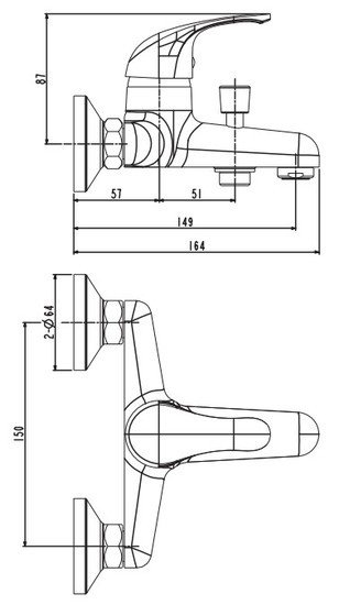 Смеситель Esko Riga RG 54 Смеситель Esko Riga RG 54