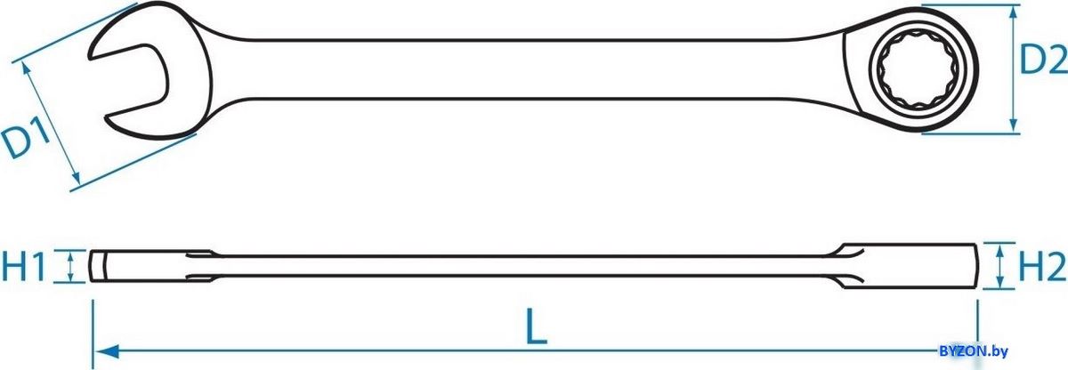 Ключ комбинированный King Tony 373121M Ключ комбинированный King Tony 373121M