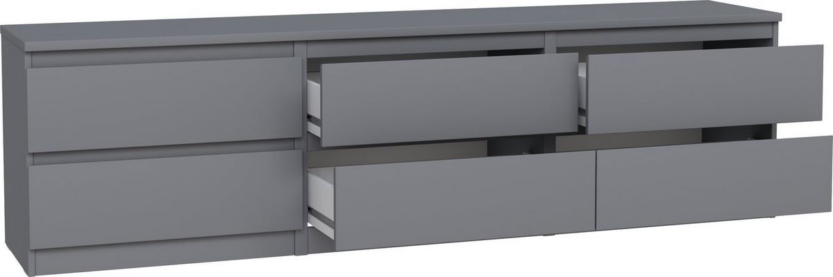 Тумба Mio Tesoro Кастор 6 ящиков 2.03.03.110.4 (серый) Тумба Mio Tesoro Кастор 6 ящиков 2.03.03.110.4 (серый)