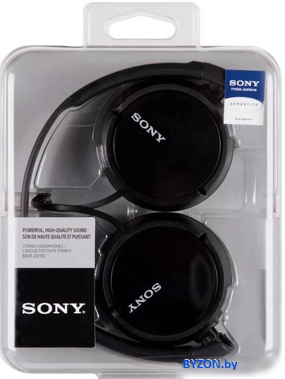 Наушники Sony MDR-ZX110 (черный) Наушники Sony MDR-ZX110 (черный)