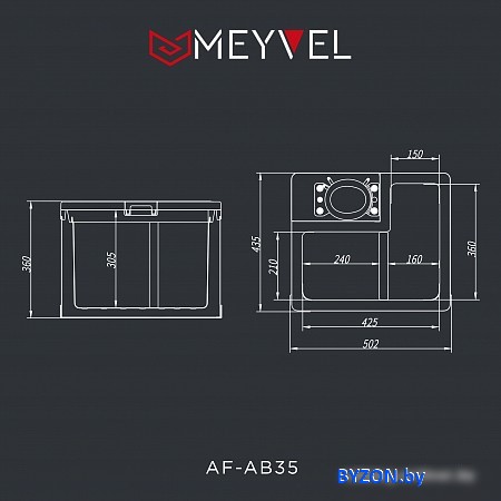 Компрессорный автохолодильник Meyvel AF-AB35 Компрессорный автохолодильник Meyvel AF-AB35