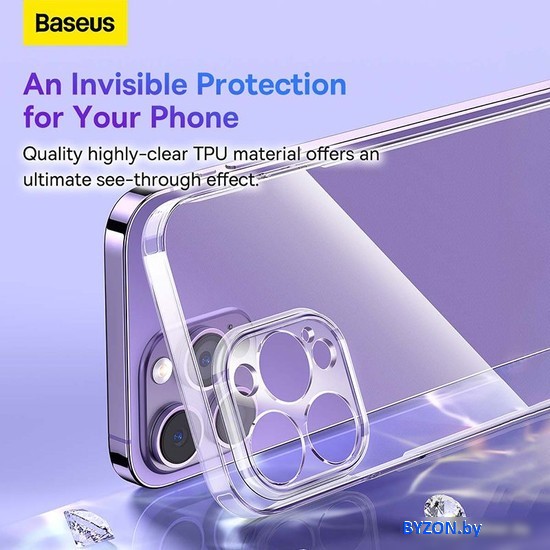 Чехол для телефона Baseus Simple Series 2 Protective Case iPhone 14 Plus (прозрачный) Чехол для телефона Baseus Simple Series 2 Protective Case iPhone 14 Plus (прозрачный)