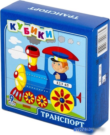 Кубики Десятое королевство Транспорт 00676 Кубики Десятое королевство Транспорт 00676