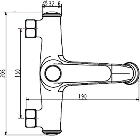 Смеситель Esko Monaco MC 54 Смеситель Esko Monaco MC 54