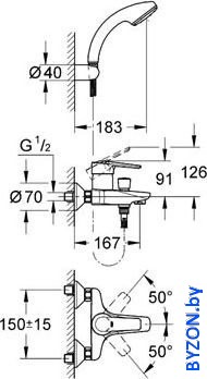 Смеситель Grohe EuroStyle 33592000 Смеситель Grohe EuroStyle 33592000