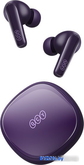 Наушники QCY T13X (фиолетовый) Наушники QCY T13X (фиолетовый)