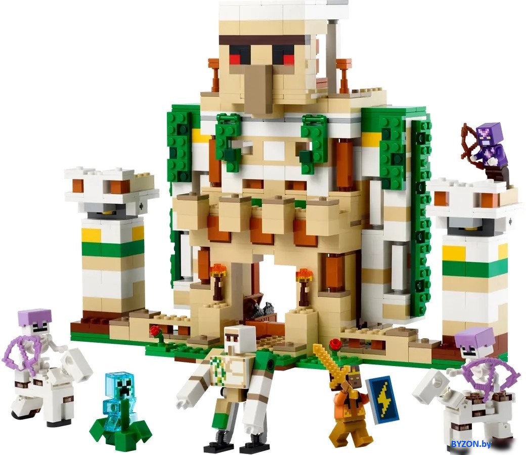 Конструктор LEGO Minecraft 21250 Крепость железного голема Конструктор LEGO Minecraft 21250 Крепость железного голема