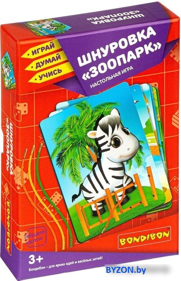 Шнуровка Bondibon Зоопарк ВВ4248 Шнуровка Bondibon Зоопарк ВВ4248