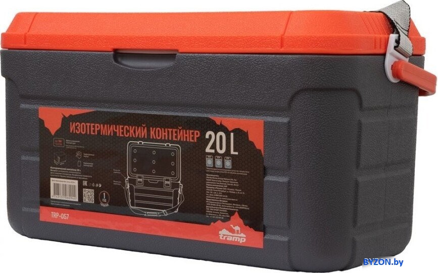 Термобокс TRAMP TRP-057 20л (черный/оранжевый) Термобокс TRAMP TRP-057 20л (черный/оранжевый)