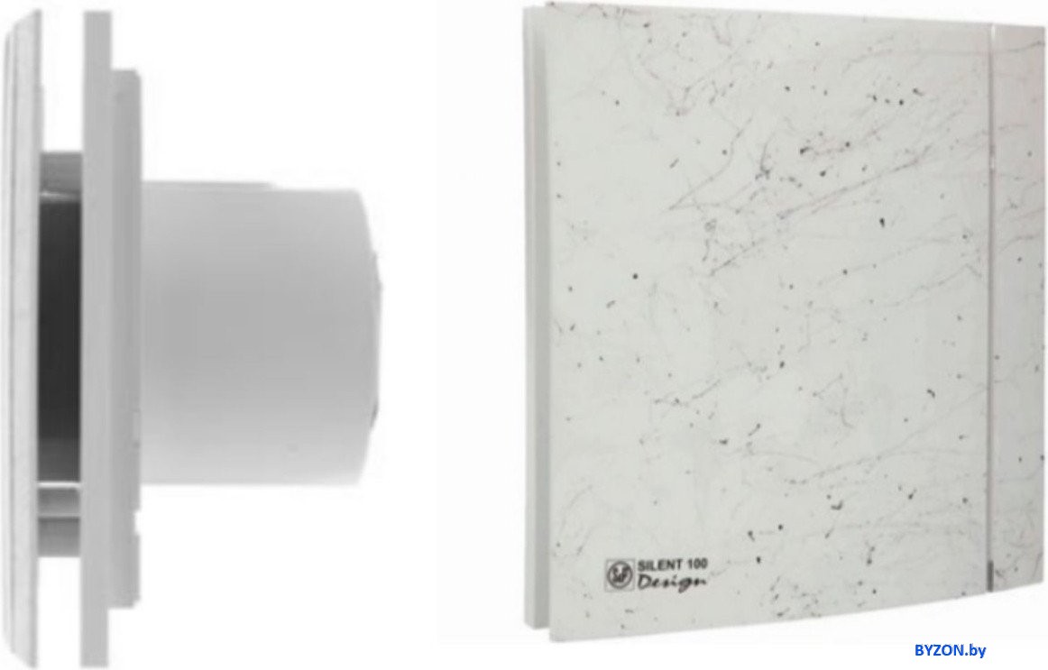 Осевой вентилятор Soler&Palau Silent-100 CRZ Marble White Design 5210401500-435600 Осевой вентилятор Soler&Palau Silent-100 CRZ Marble White Design 5210401500-435600