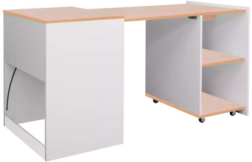 Стол Signal Duo (дуб/белый) Стол Signal Duo (дуб/белый)